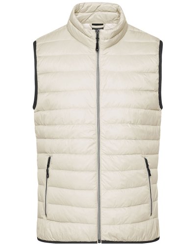 Men's Down Vest Off-White/off-white