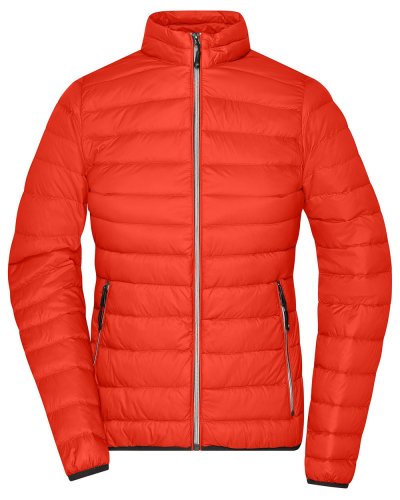 Ladies' Down Jacket Burnt-Orange/Silver