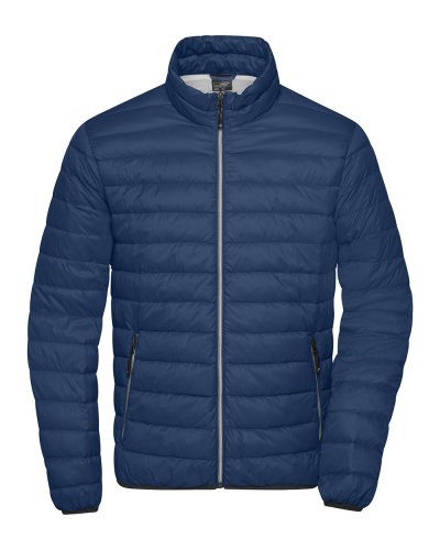 Men's Down Jacket Indigo-blue/silver