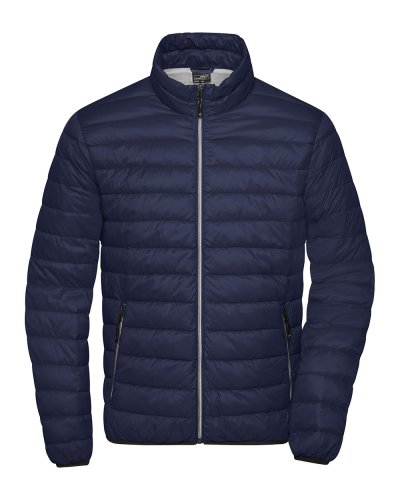 Men's Down Jacket Navy/Silver