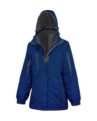 Giacca donna 3 in 1 Journey Navy / Nero