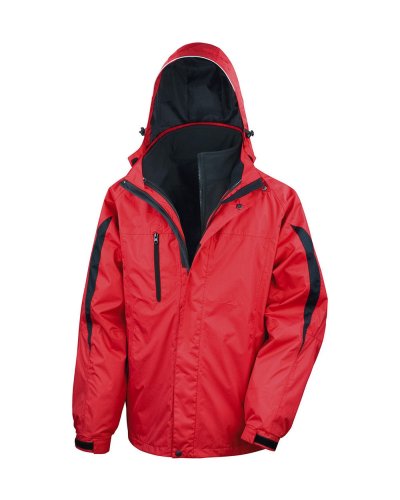 Giacca 3 in 1 Journey Rosso / Nero