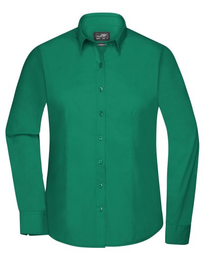Camicia Longsleeve Poplin donna Irish Green