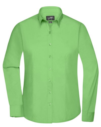 Camicia Longsleeve Poplin donna Lime Green