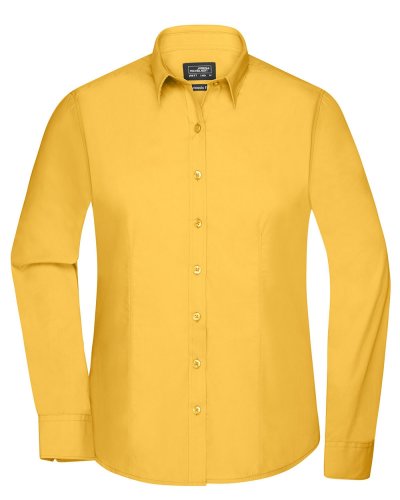 Camicia Longsleeve Poplin donna Yellow