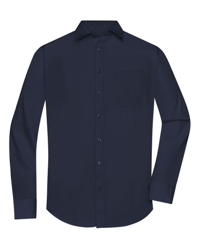 Camicia Longsleeve Poplin uomo Navy