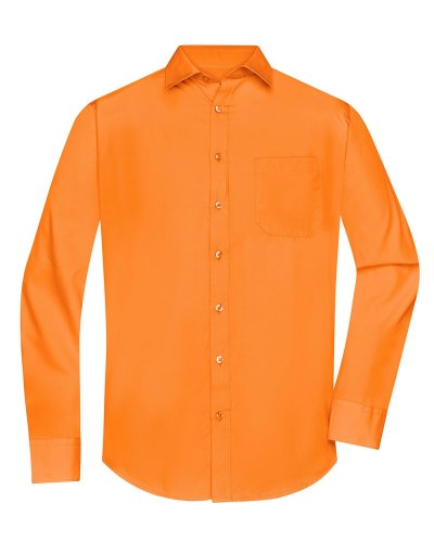 Camicia Longsleeve Poplin uomo Orange
