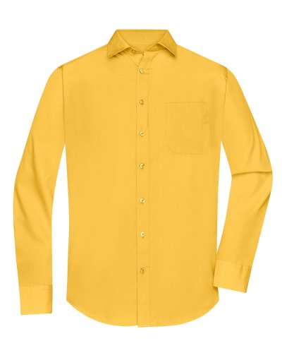 Camicia Longsleeve Poplin uomo Yellow