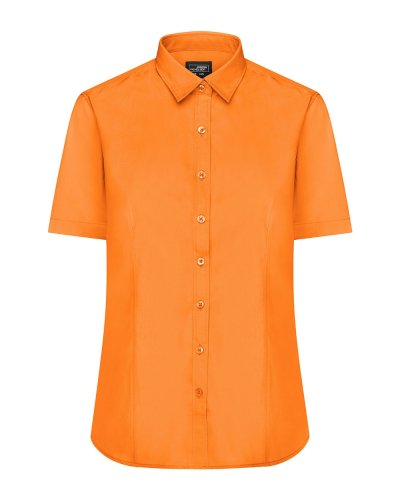 Ladies' Shirt Shortsleeve Poplin Orange