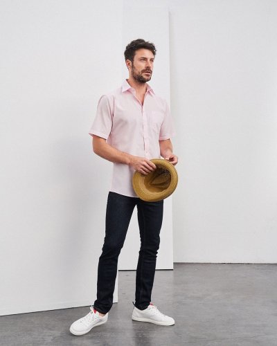 Men's Shirt Shortsleeve Poplin