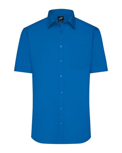 Men's Shirt Shortsleeve Poplin Royal