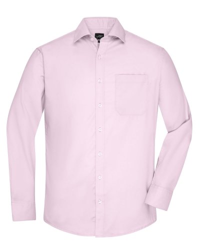 Camicia Longsleeve Micro-Twill uomo Light-Pink