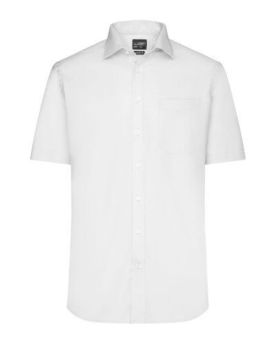 Camicia Shortsleeve Micro-Twill Uomo White