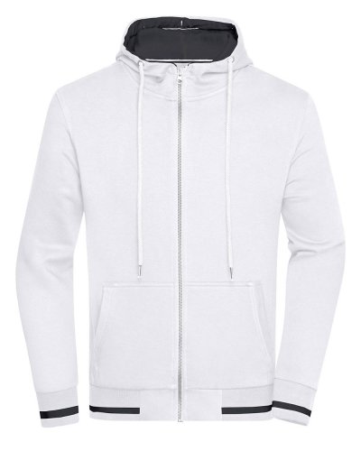 Men's Club Sweat Jacket White/Navy