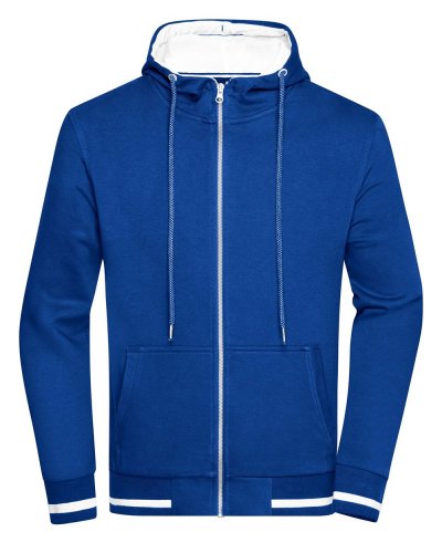 Men's Club Sweat Jacket Royal/White