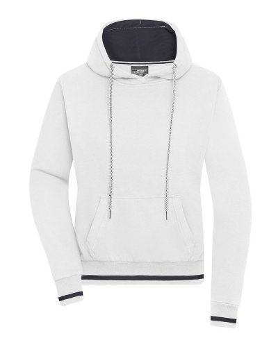 Ladies' Club Hoody White/Navy