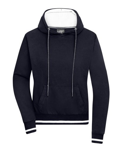 Ladies' Club Hoody Navy/White