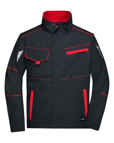 Workwear Jacket - Color Carbon/Red