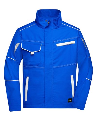 Workwear Jacket - Color Royal/White