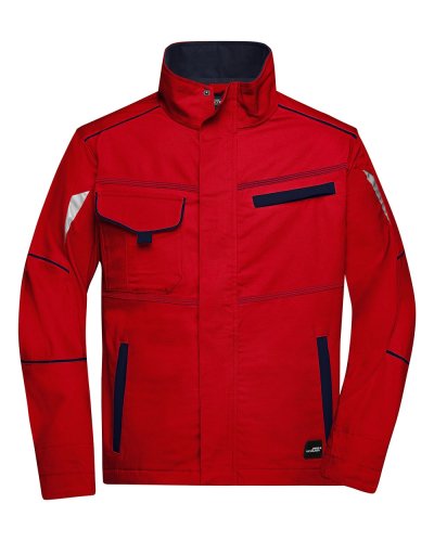 Workwear Jacket - Color Red/Navy