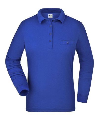 Polo manica lunga da lavoro Pocket Long Sleeve Royal