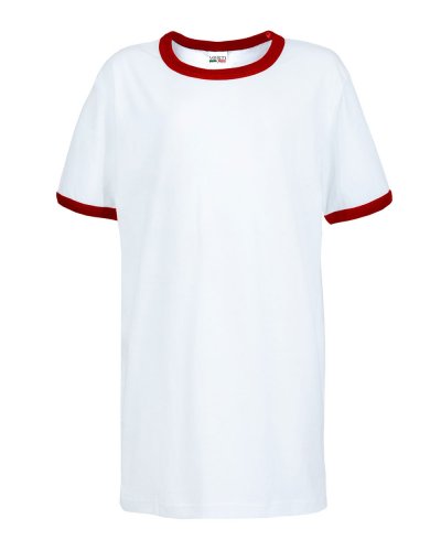 Maglia bambino manica corta Bianco/Rosso