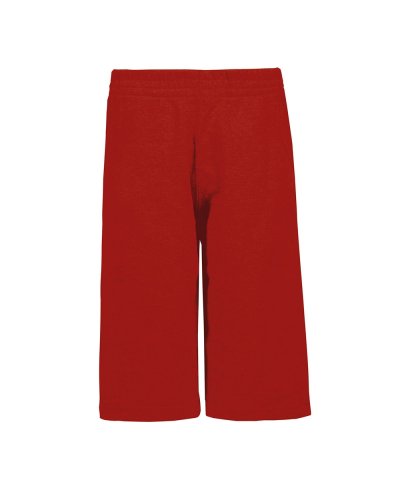 Bermuda in felpa french terry bambino Rosso Sport