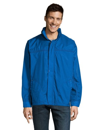 Giacca antivento foderata Blu Royal