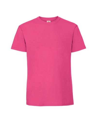 T-shirt Iconic 195 Ringspun Premium Fucsia