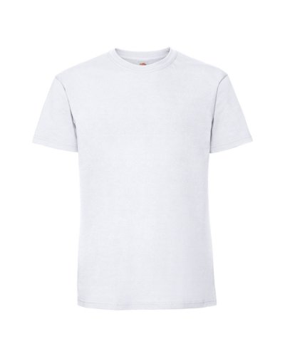 T-shirt Iconic 195 Ringspun Premium Bianco