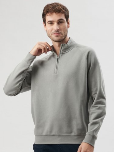 Sirio Felpa Mezza Zip No Label Raglan