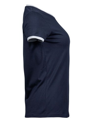 Roly Ringer Tee Donna Cotone Loose Fit Bicolore Manica Corta