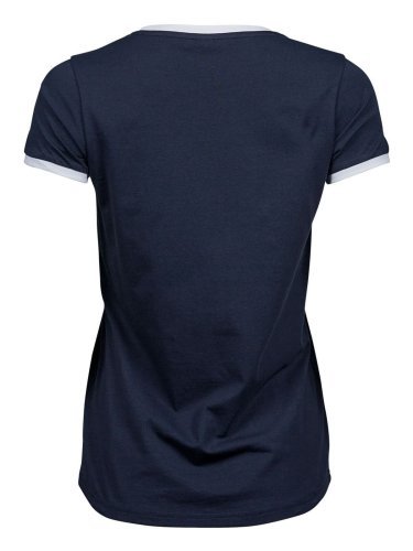 Roly Ringer Tee Donna Cotone Loose Fit Bicolore Manica Corta