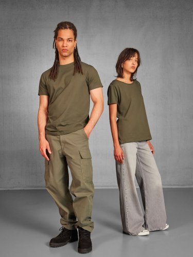 B&C Inspire Plus T-shirt uomo cotone bio, no label, medium fit