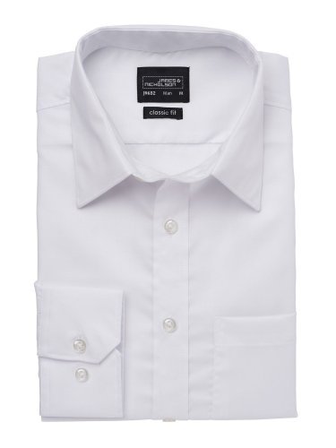 Camicia uomo cotone micro-twill con taschino, comfort e stile