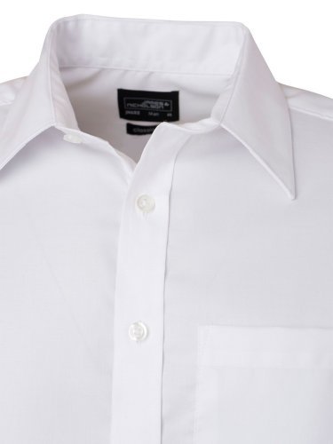 Camicia uomo cotone micro-twill con taschino, comfort e stile