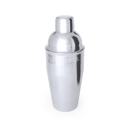 Shaker Tobassy 550ml inox semi-opaco con tappo dosatore sicuro