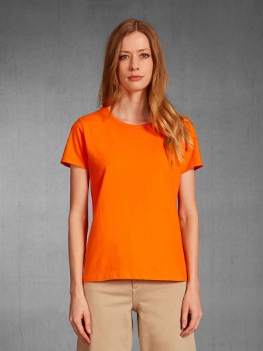 Maglietta donna B&C E190 100% cotone, girocollo, medium fit