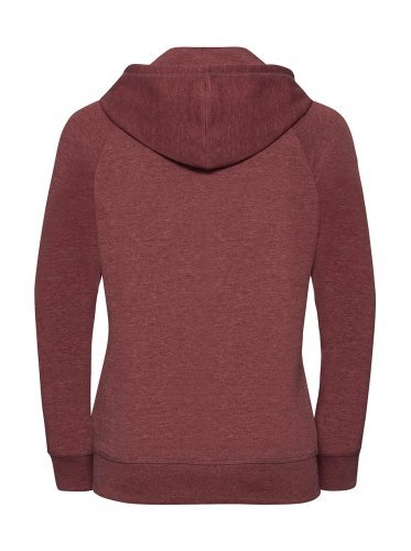 Felpa donna HD zip, cappuccio, slim fit, tasca smartphone, French terr
