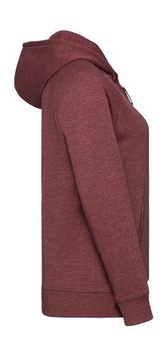 Felpa donna HD zip, cappuccio, slim fit, tasca smartphone, French terr
