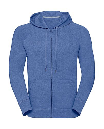 Sudadera HD con cremallera, corte entallado, French Terry