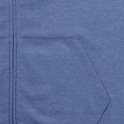 Sudadera HD con cremallera, corte entallado, French Terry
