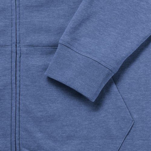 Sudadera HD con cremallera, corte entallado, French Terry