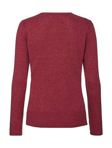 Pull femme col rond coton-acrylique