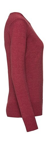 Pull femme col rond coton-acrylique