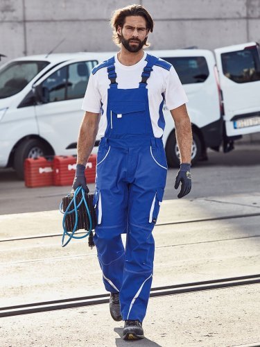 Salopette da lavoro Bib-Level 2 ergonomica, cotone elastan