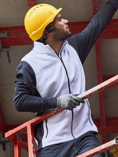 Gilet de Travail Homme en Polaire Strong, 280g, Soft Shell, Anti-Boulo