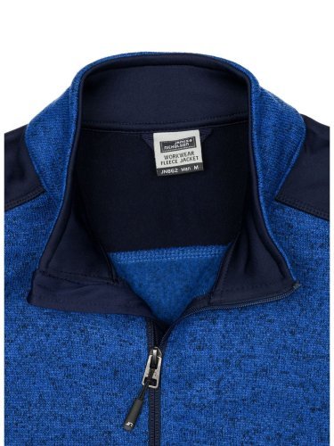 Strong Giacca Workwear Fleece Uomo, Pile Maglia, Inserti Softshell