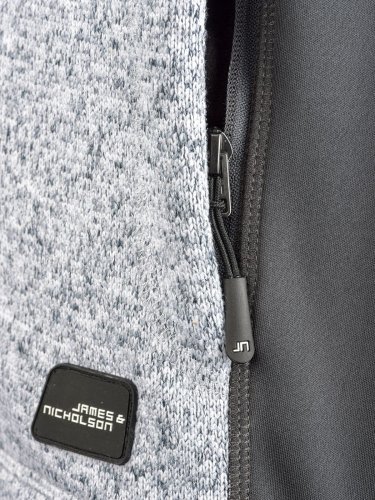 Strong Giacca Workwear Fleece Uomo, Pile Maglia, Inserti Softshell