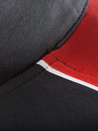Felpa da Lavoro Uomo Nera, Resistente, Felpata, 70% Cotone